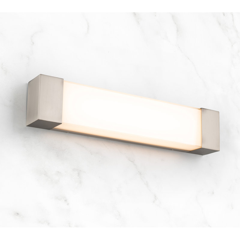Hucksley 1 - Light LED Bath Bar, Brushed Nickel, 24" W