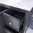 36" Black Bathroom Vanity Cabinet