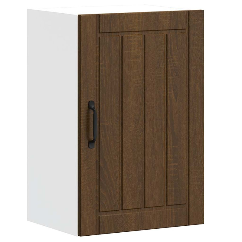 Tamini Standard Wall Cabinet, brown oak, 60cm H x 40cm W x 31cm D
