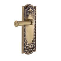 Satcher Brass Dummy Interior Door Plate - Lever Handle - Right Hand - No  Backset - Antique Nickel