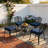 18" x 18" Outdoor/Indoor Dining Chair Cushions (4 Pack) - Water Resistant Design-128973028