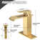 Single-Hole Single-handle Bathroom Faucet with Drain Assembly