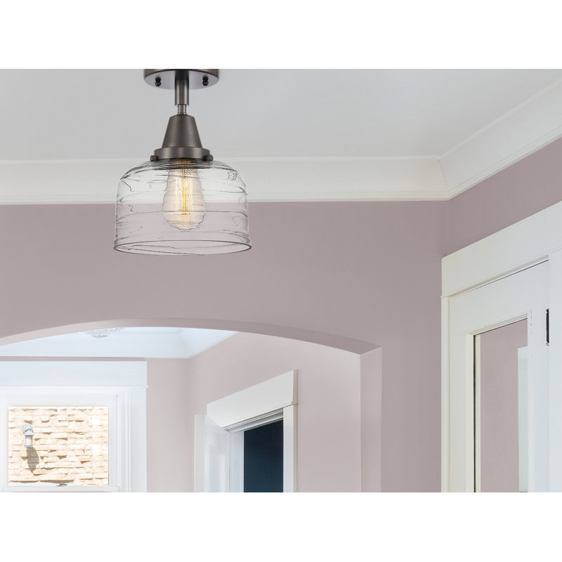 Glass Flush Mount, Led, No, Oil Rubbed Bronze