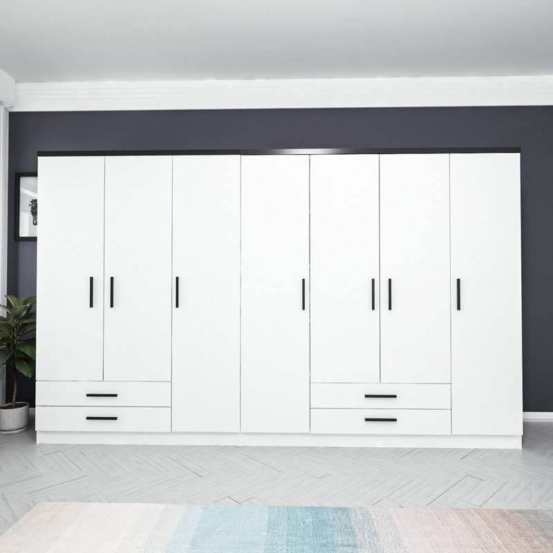 Minerva 100% MELAMINE COATED PARTICLE BOARD Wardrobe