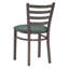Chaise en métal avec dossier échelle en simili cuir gensingh-828861688-828861689
