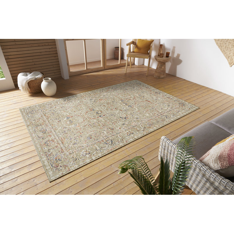 Sues Cream Indoor/Outdoor Rug, Rectangle 190 x 280 cm