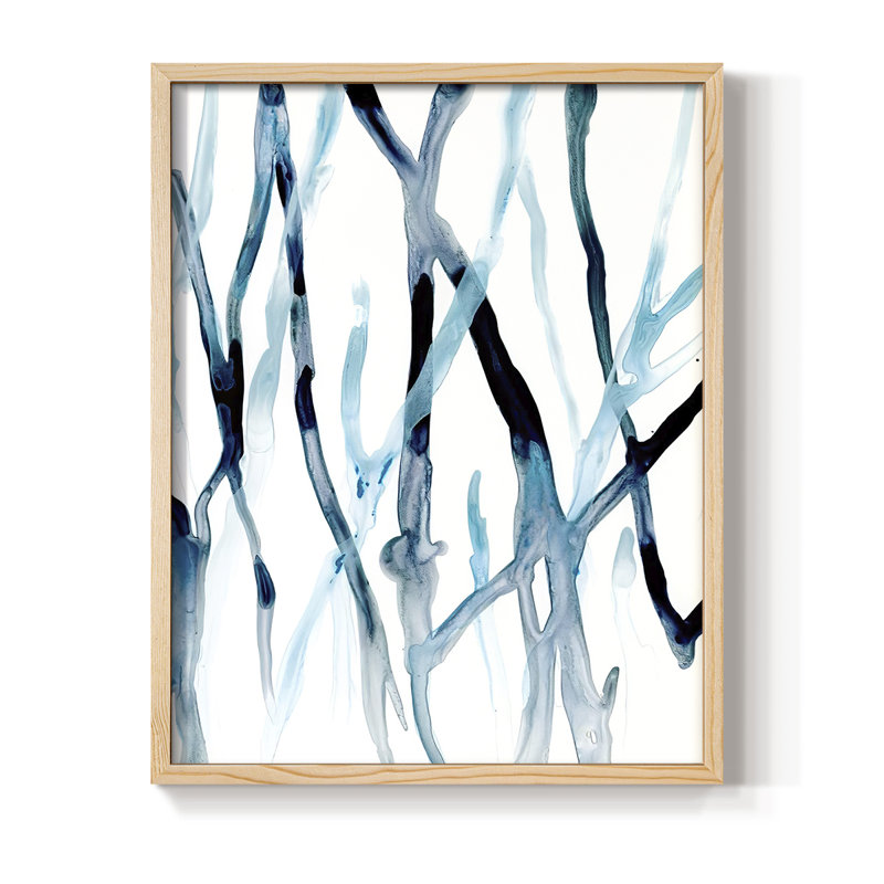 Reproduction encadrée Runnel II - bois massif, H 30 po x l 24 po