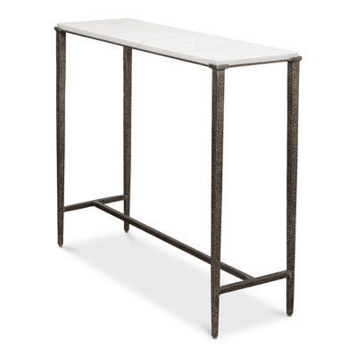Banswara 36'' Marble Top Console Table