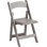 Chaise pliante en résine