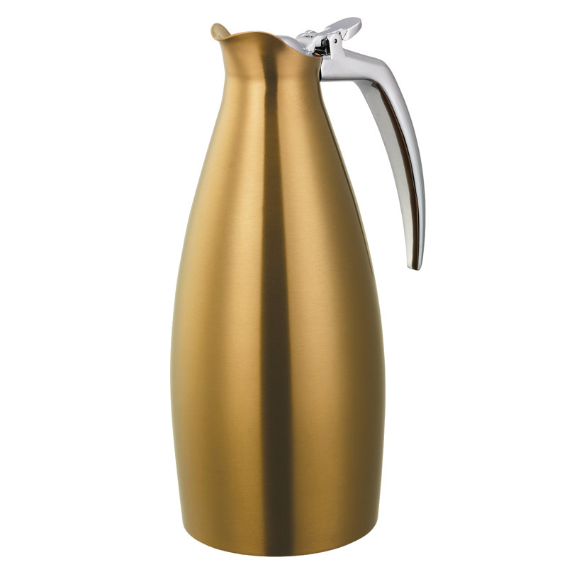 Pichet en acier inoxydable Altus, Doré vieilli, 33,8 oz.