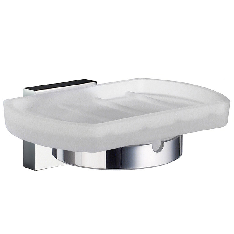 Soap Dish, Brushed Chrome