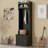 Minimalist Slim Hall Tree with Cabinet & 6 Hanging Hooks - Multi-functional Storage Bench & Coat Rack, Elegant Foyer Cabinet for Hallway & Living Room-717815454