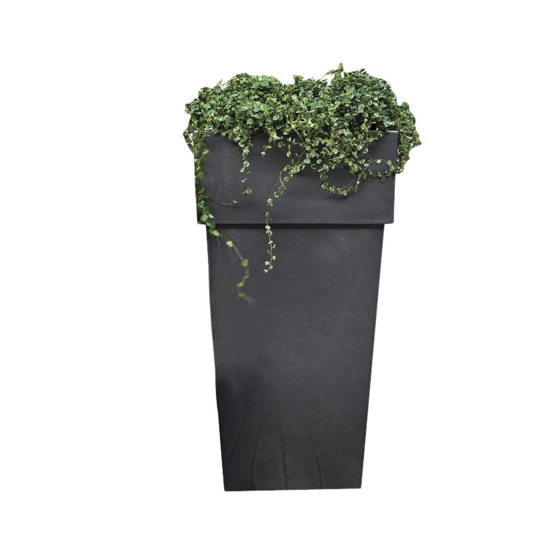 Planter, 40" H x 22" W x 22" D, Terracotta