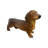 Brown Dachshund Statue