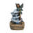 Fairy On The Rock Fountain with  2 White LEDS