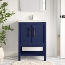 Donovan Single Bathroom Vanity (24–48) - Blue/Green