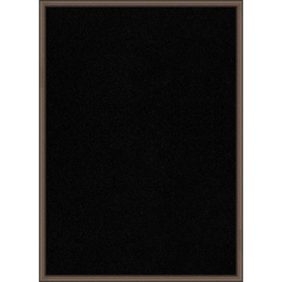 Tableau noir en liège noir avec cadre Cordelia