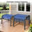 Wittig All Weather Stackable Oversized Outdoor Ottoman(Set Of 2)-638155072