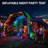 39x20x13Ft Inflatable Nightclub Party Tent, Large Outdoor Event Tent with Pavilion Rest Area, 210D Oxford Cloth Inflatable Club Tent for Weddings, Festivals, Birthday Parties and Night Gatherings (Black)-125381305