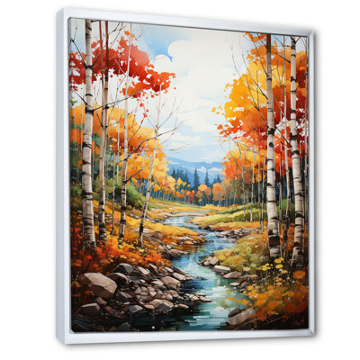 Catarzi Birch Woods Autumn Harmony I, reproduction d'art sur toile