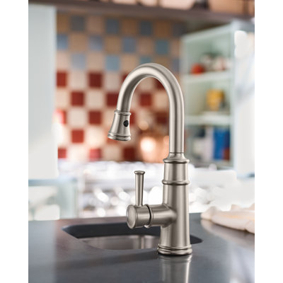 Belfield One-Handle High Arc Pulldown Bar Faucet