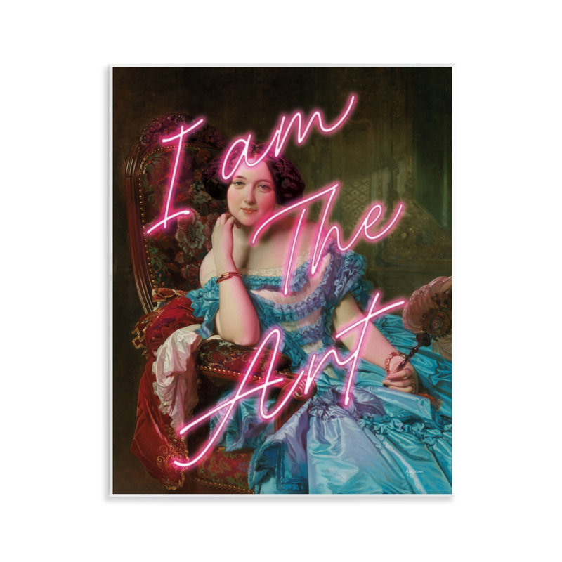 «I Am The Art Portrait», plaque murale par Mary Urban