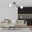 Antares Glass Semi Flush Mount