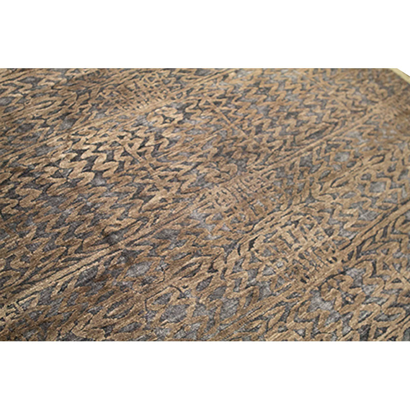 Ikat Area Rug in Brown