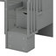 Twin Loft Bed Frame With Built-In Desk And Double Drawers-603485058
