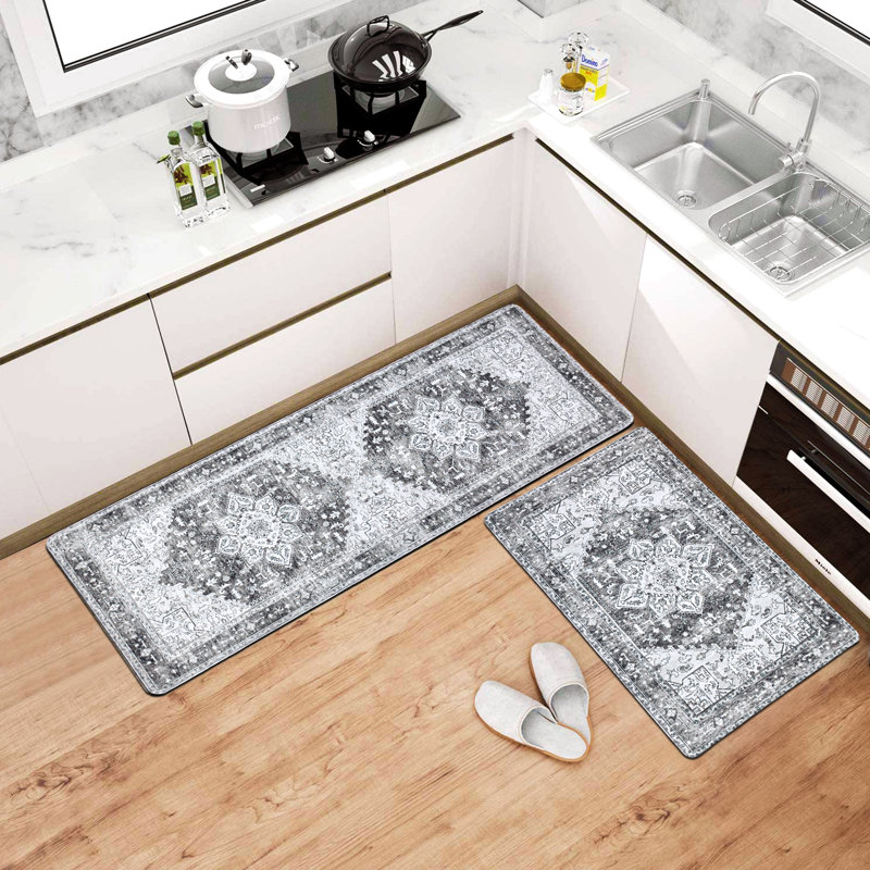 Standing Anti-fatigue Kitchen Mats (Set Of 2), Gray