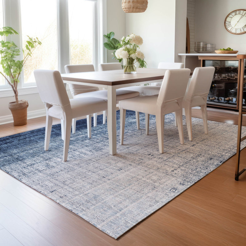 Tapis intérieur / extérieur lavable à la machine Derrick ACN2240, Rectangle 10 pi x 14 pi