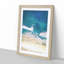 Blacks Beach in San Diego in Abstract - Picture Frame Graphic Art Print-55686619-55686620