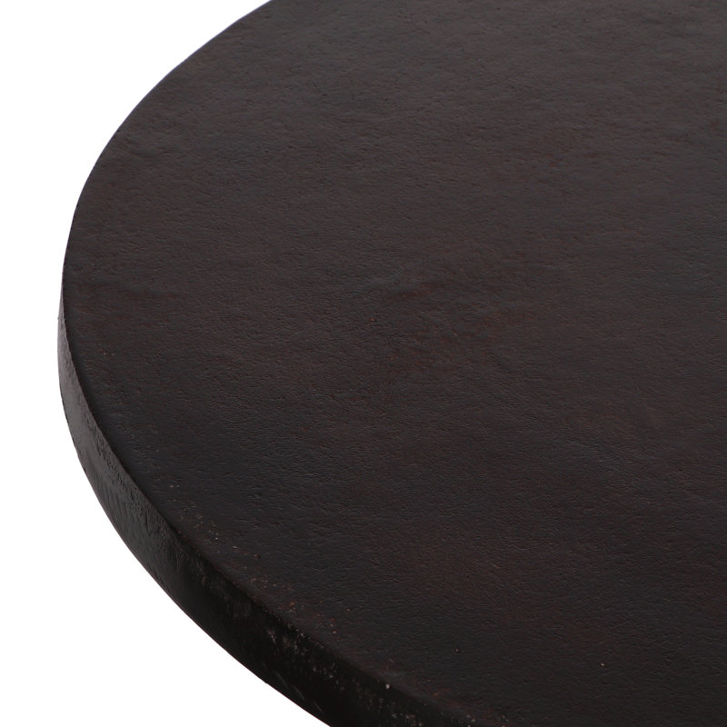 Williston Forge Bramall 31'' Round Metal Dining Table