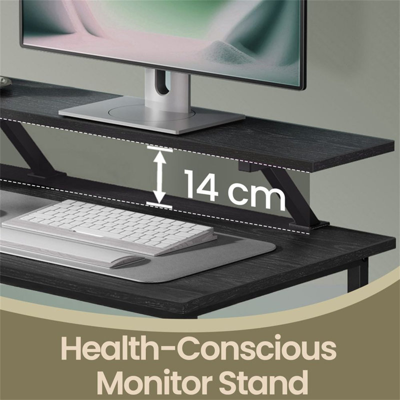 Metal Base Computer Desk