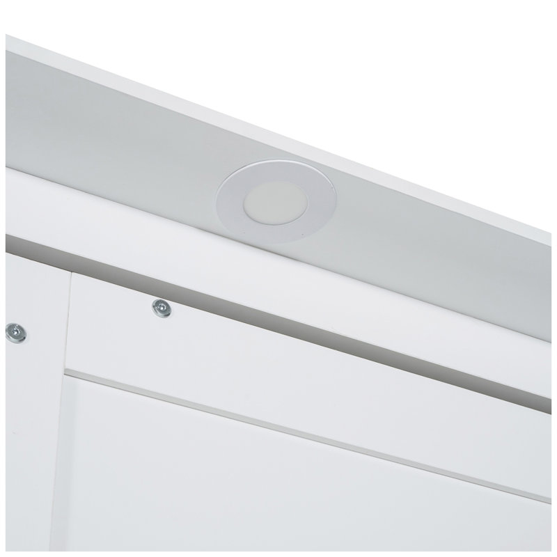 Modern Murphy Bed Wall Bed with Sofa, White