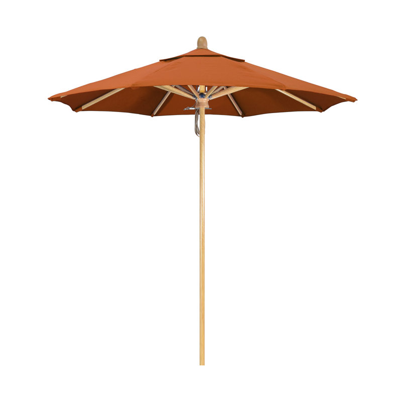 SunbrUmbrella marché de 7,5 pi Meridien Series, Chêne rouge, Toile Sunbrella® toscan