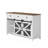 Sideboard Buffet Cabinet With 3 Drawers And Sliding Barn Door-282336459