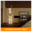 Lampe de table en aluminium Golden Rose