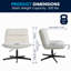 Chaise de bureau commerciale rembourrée à dossier moyen et rembourrée