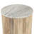 Marble and Mango Wood Accent Table