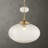 Uttermost Bellaire 1 Light Glass Shade Pendant