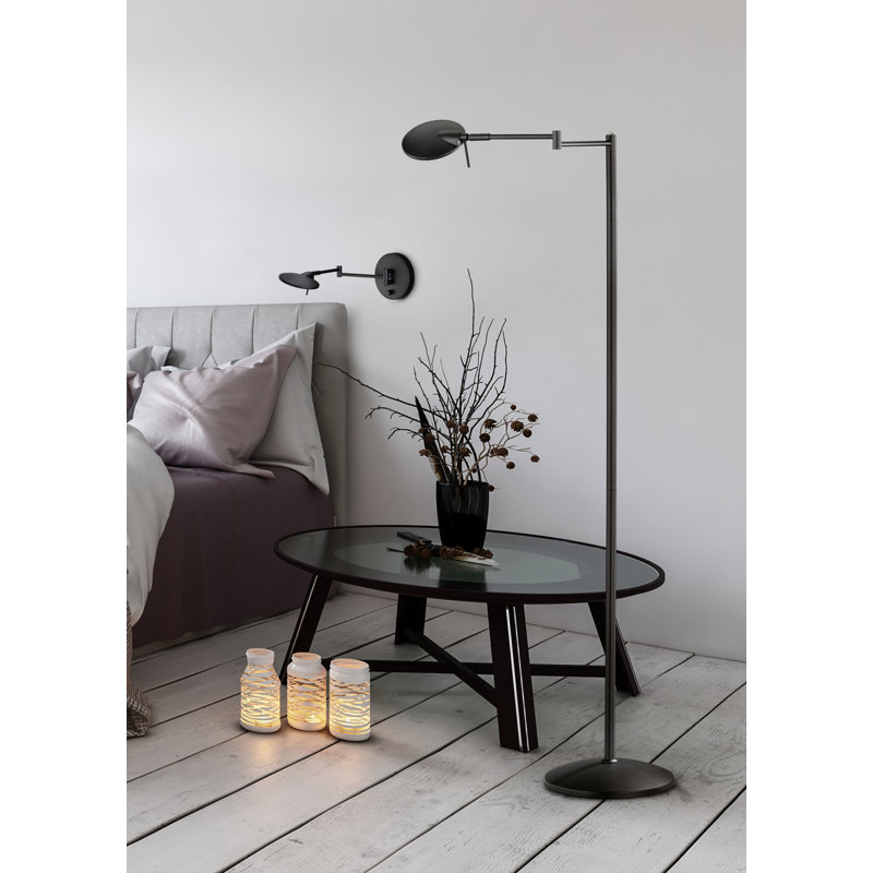 Aristarchos 1-Light Swing Arm Lamp, Black