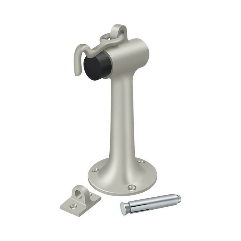 Door Stop, Brushed Nickel