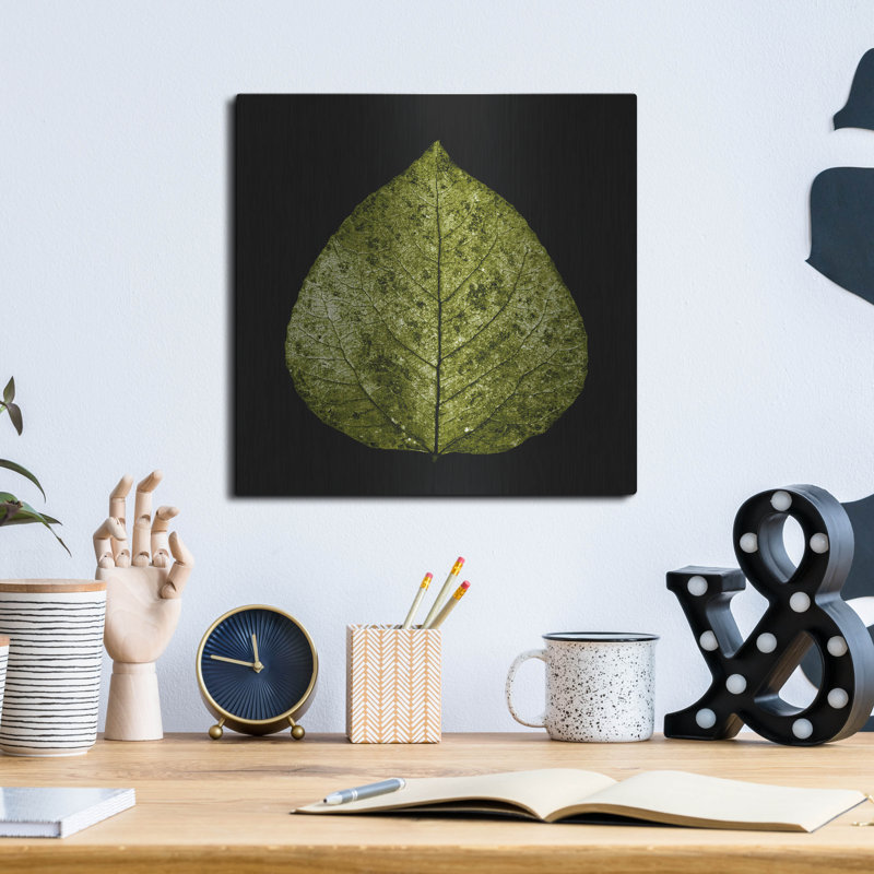 «Feuille verte» par PhotoINC Studio, H 12 po x l 12 po