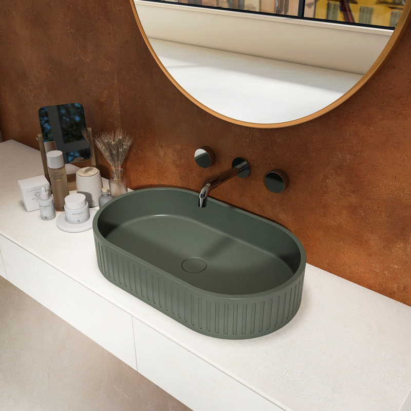 Bathroom Vessel Oval Sink