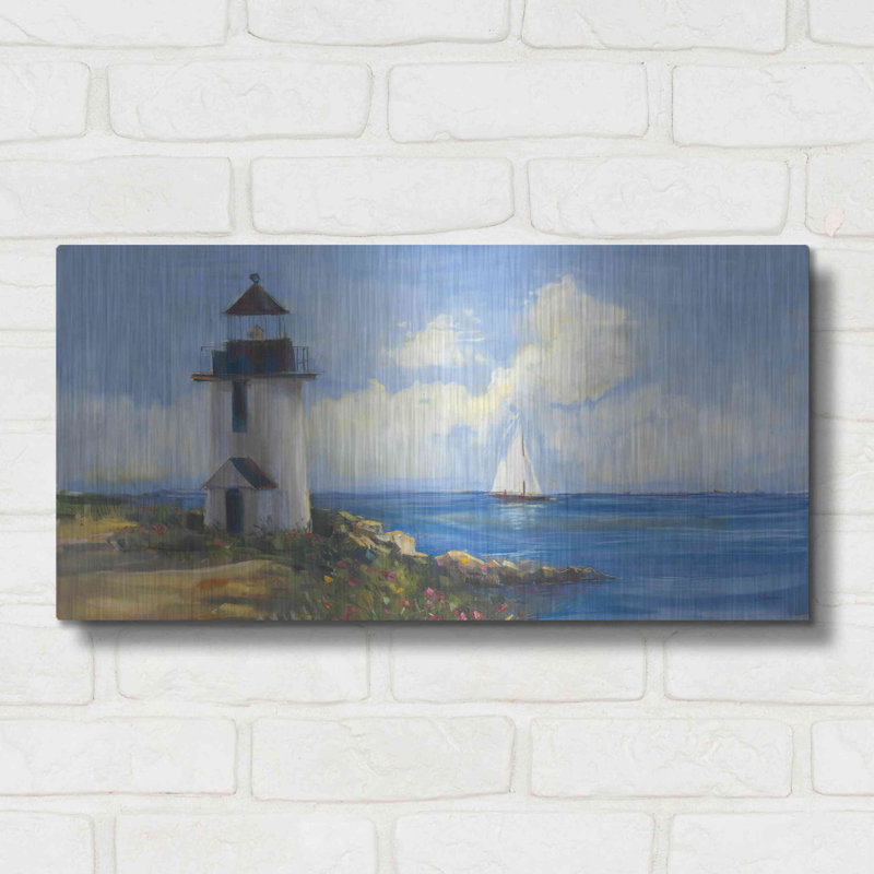 «Sunday Morning Sail V2» par Carol Rowan, H 12 po x l 24 po