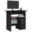 Bureau Bureau d'ordinateur Bureau à domicile Antoniu avec plateau pour clavier en bois d'ingénierie-553861377