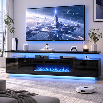 90" Fireplace TV Stand