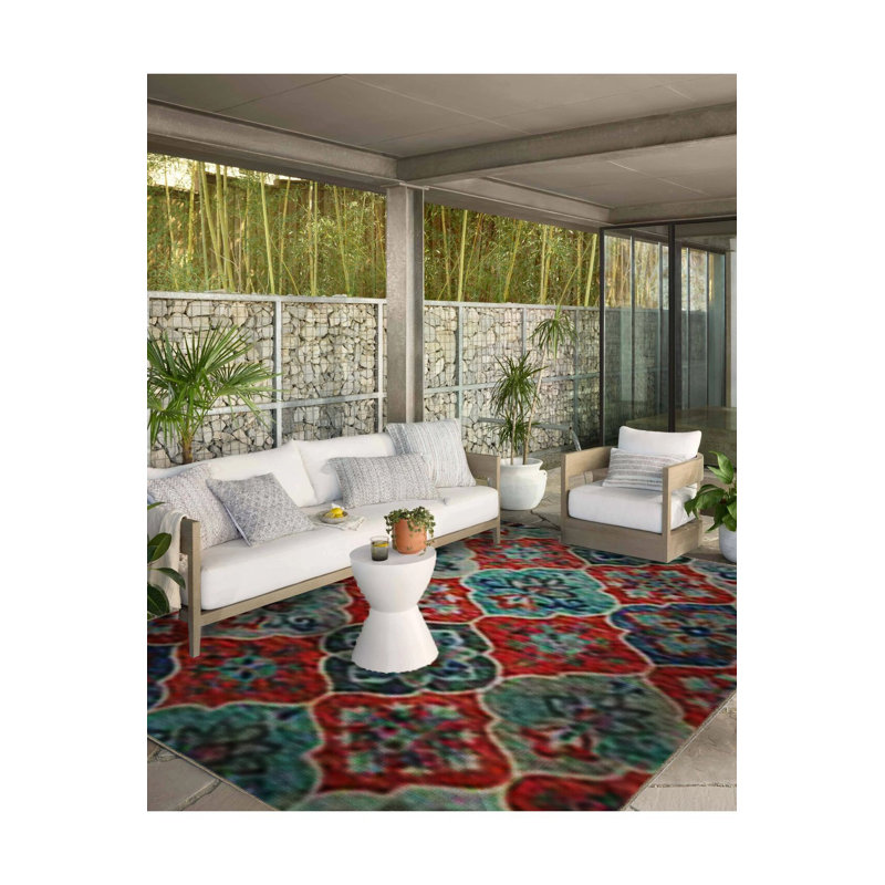 Multi Color Mixed Floral Motifs Pattern Vintage Decorative Machine Washable Area Rug, Runner 3'3" x 6'7"