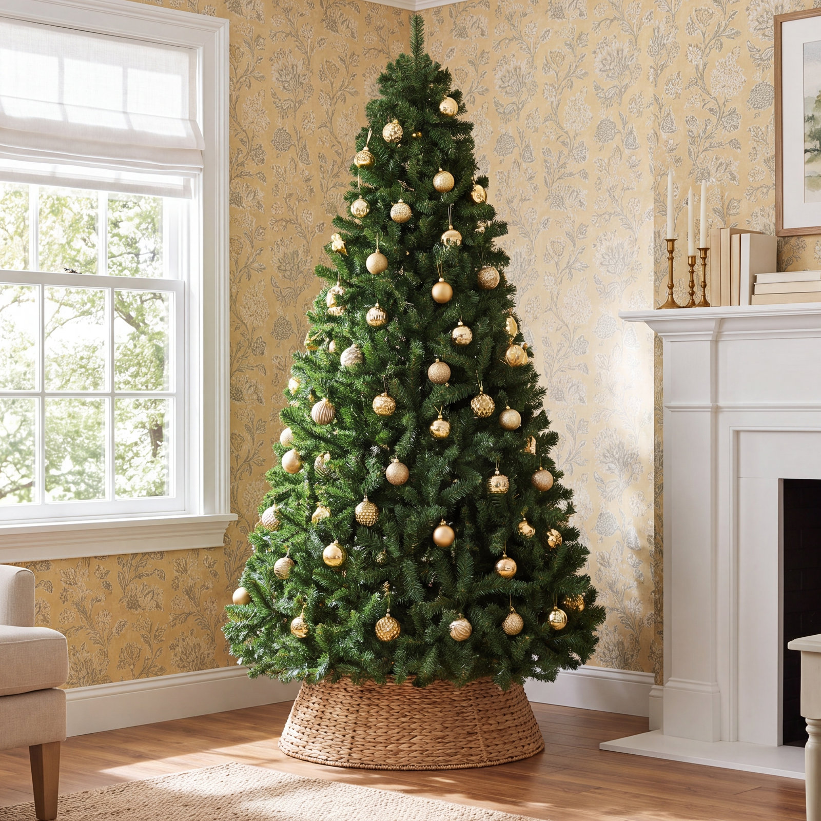 Nyle Spruce Christmas Tree, 7.5 ft.